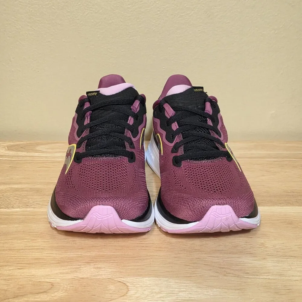Saucony Ride 14 Running Shoes S10650-18 Quartz Vizigold Violet Women's Size 7.5
